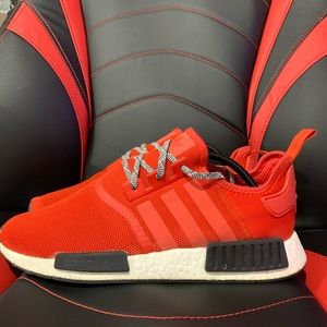 mens adidas nmd r1 clear red
